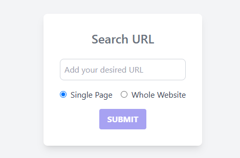 Link Scraping Tool screenshot