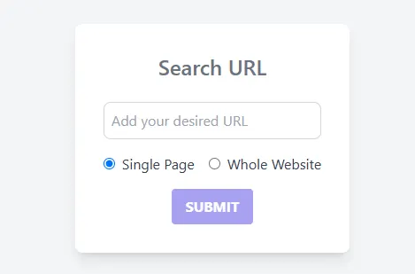 Link Scraping Tool screenshot